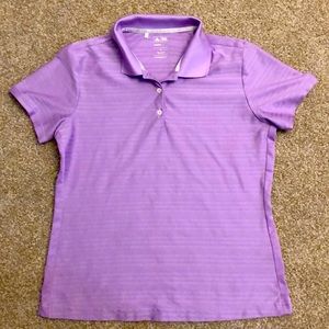Women’s Adidas Purple Collar Polo